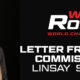 LETTER FROM WRWC COMMISSIONER